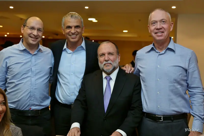 כחלון איציק כהן גלנט ניסנקורן דרעי צילום יעקב כהן