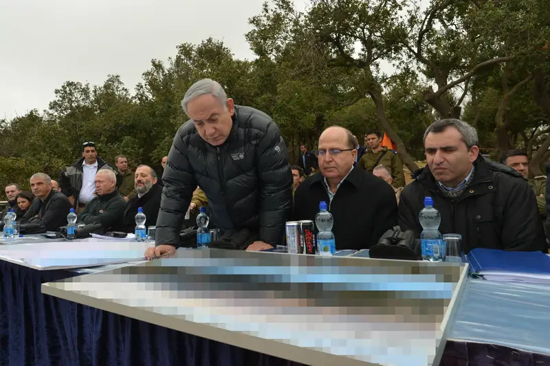 ישיבת הקבינט הביטחוני בשטח